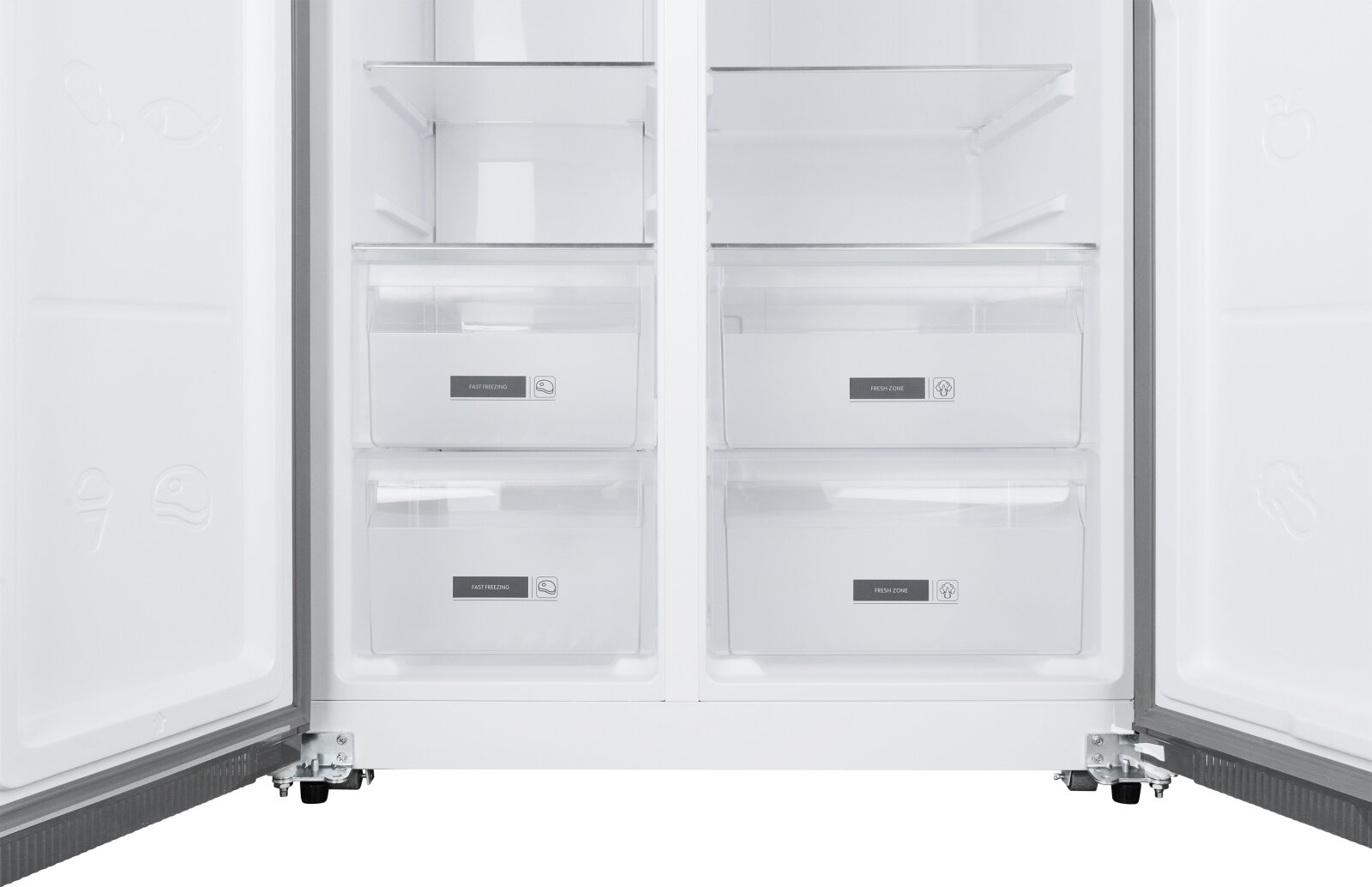 Холодильник side by side Weissgauff WSBS 600 X NoFrost Inverter - фотография № 5