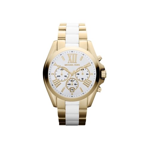 Наручные часы MICHAEL KORS Bradshaw, золотой, белый наручные часы michael kors bradshaw mk6268