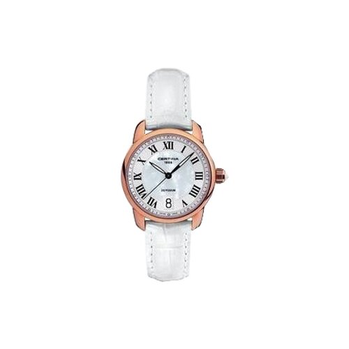 наручные часы certina certina ds 8 lady chronograph c0332343604800 Наручные часы Certina, белый, золотой