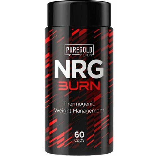 Жиросжигатель Pure Gold NRG Burn, 60 капсул / Спортивное питание для похудения, снижения аппетита, метаболизма / Для взрослых, мужчин и женщин