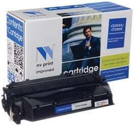 CF280X / CE505X NV Print совместимый черный картридж для HP LaserJet M401/ M425/ P2050/ P2055 (6 500