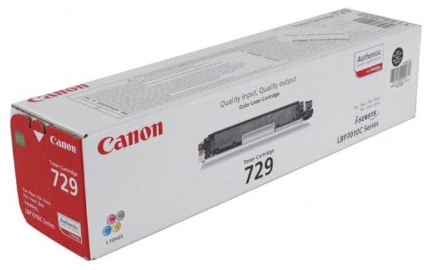 Картридж Canon 729K для LBP-7010С/7018С Black 4370B002