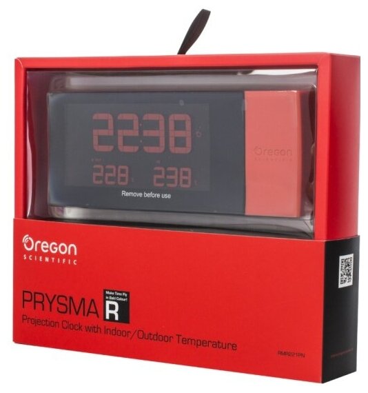 Часы с термометром Oregon Scientific RMR221PN, черный - фотография № 8