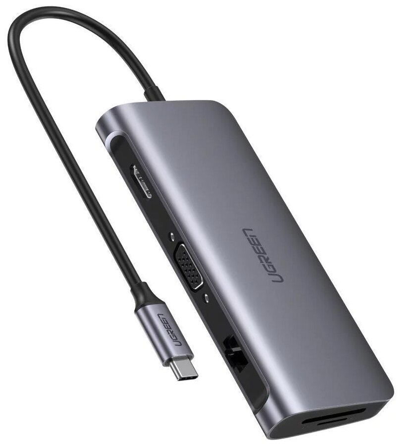 USB-концентратор UGreen CM179 (40873) разъемов: 3