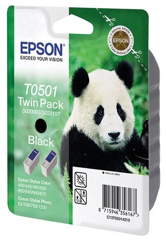 Картридж Epson C13T05014210 Black для Stylus 400/440/460/600/640/66