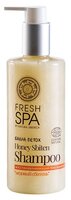 Natura Siberica шампунь Fresh SPA Bania Detox Медовый сбитень для окрашенных волос 300 мл с дозаторо