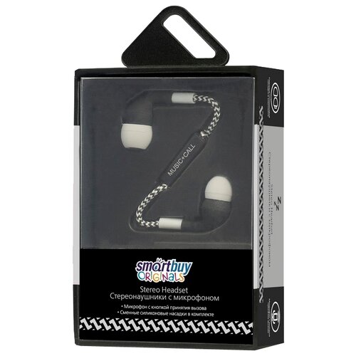 SmartBuy Z mini jack 35 mm черныйбелый 29100₽