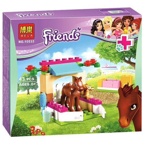 Lari (Bela) Friends 10533 Жеребенок, 43 дет. конструктор lego friends 41089 жеребенок 43 дет