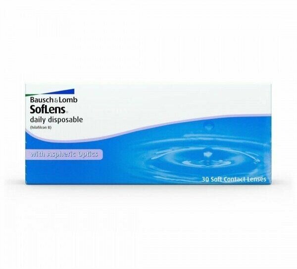 Контактные линзы soflens daily disposable 30 шт 8,6, -4,75 bausch+lomb Bausch & Lomb - фото №6