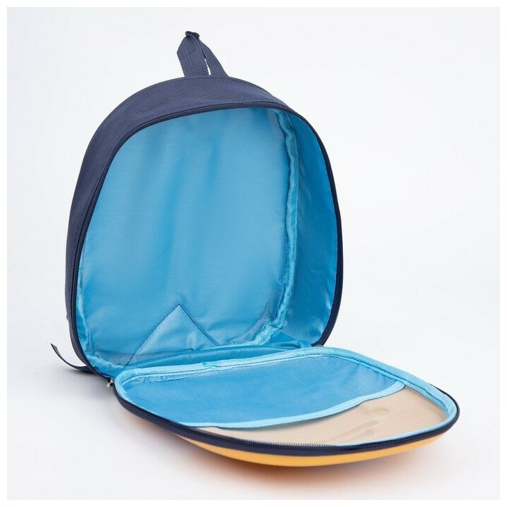 Рюкзак детский на молнии, цвет синий - фотография № 4