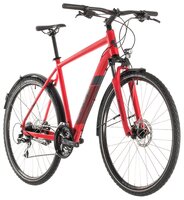 Горный гибрид Cube Nature Allroad (2019) red/grey 58 см (требует финальной сборки)