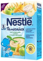 Каша Nestlé молочная Помогайка 3 злака с йогуртом, грушей и яблоком (с 8 месяцев) 200 г