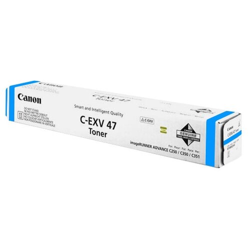 Картридж Canon C-EXV47 C (8517B002), 21500 стр, голубой тонер картридж c exv 53 bk 0473c002