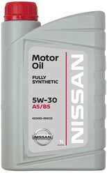 Синтетическое моторное масло Nissan 5W-30 FS A5/B5, 1 л