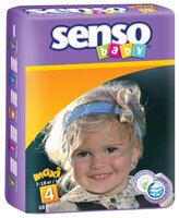 Senso baby подгузники 4 (7-18 кг) 68 шт.