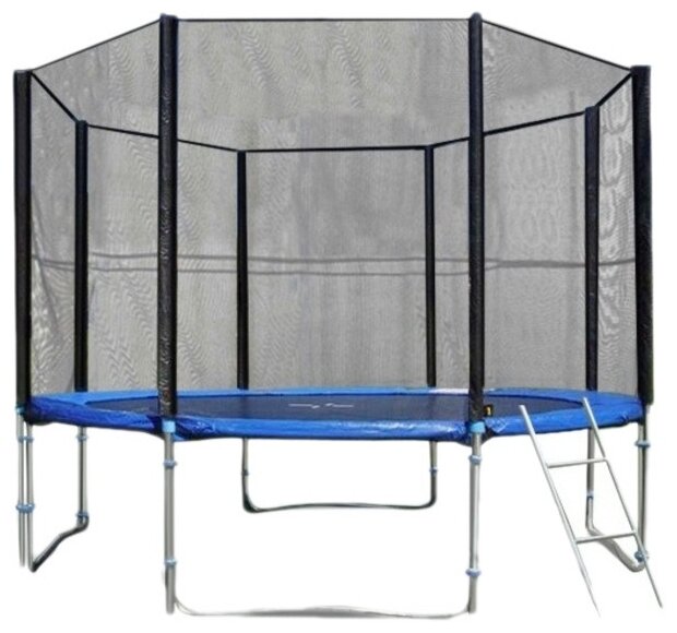 Батут Atlas Sport 404 см (13ft) PRO (усиленные опоры) BLUE