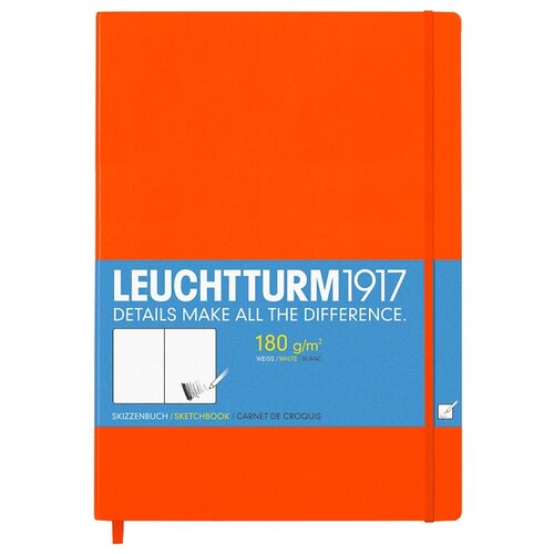 фото Скетчбук для набросков и графических работ Leuchtturm1917 Master 31.5 х 22.5 см, 180 г/м², 96 л. оранжевый