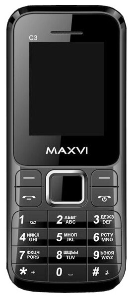 Сотовый телефон Maxvi C3 Черный