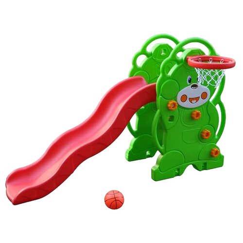фото Горка qiaoqiao toys qq12065-3 мишка зеленый/красный