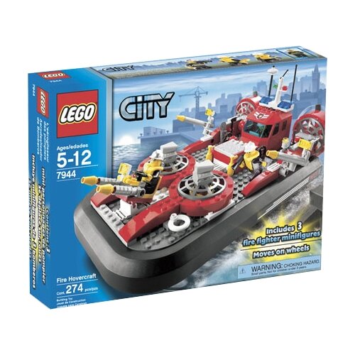 фото Lego® city 7944 пожарная команда на воздушной подушке