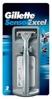 Бритвенный станок Gillette Sensor Excel сменные лезвия: 1 шт.