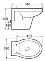 Унитаз MELANA MLN-K811A