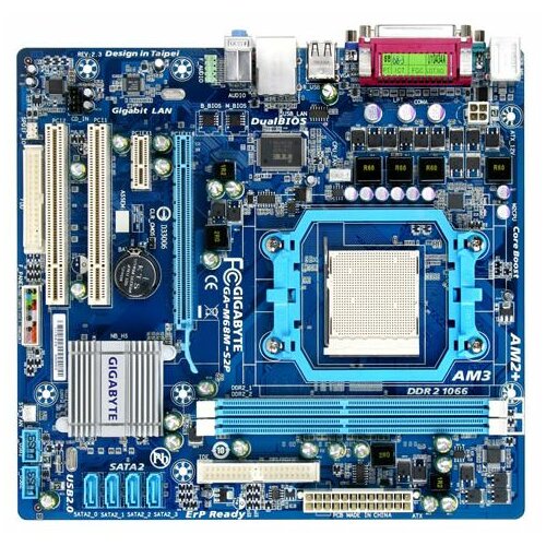Материнская плата GIGABYTE GA-M68M-S2P rev 23 441700₽