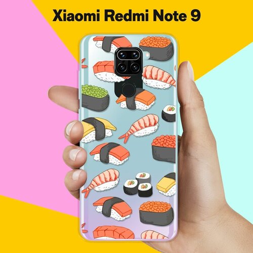 Силиконовый чехол Суши на Xiaomi Redmi Note 9 силиконовый чехол суши на xiaomi redmi note 7