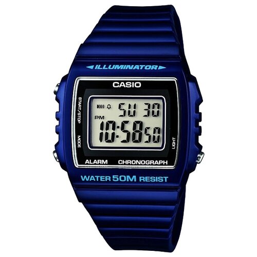 Наручные часы CASIO Collection CASIO Collection W-215H-2A, синий, черный