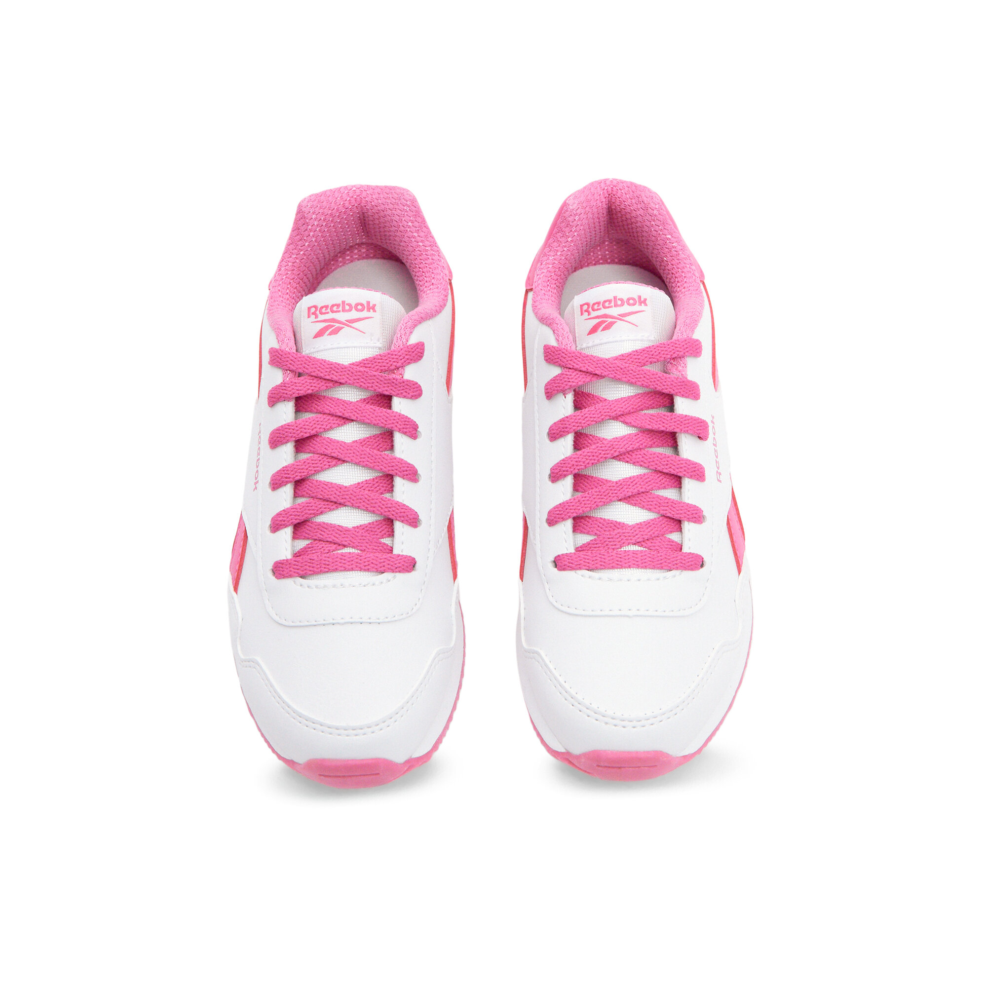 Кроссовки Reebok Royal CL Jog 3.0, размер 2,5i US, белый/розовый — фото 1