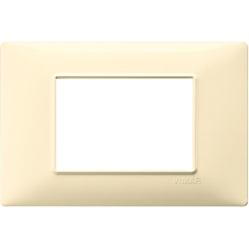 Рамка Plana для 3 модулей кремовая Vimar 14653.04