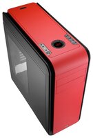 Компьютерный корпус AeroCool Dead Silence 200 Red Window Edition