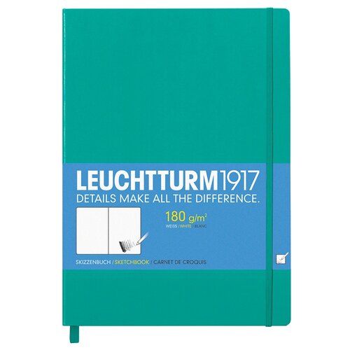 фото Скетчбук для набросков и графических работ Leuchtturm1917 Master 31.5 х 22.5 см, 180 г/м², 96 л. изумрудный