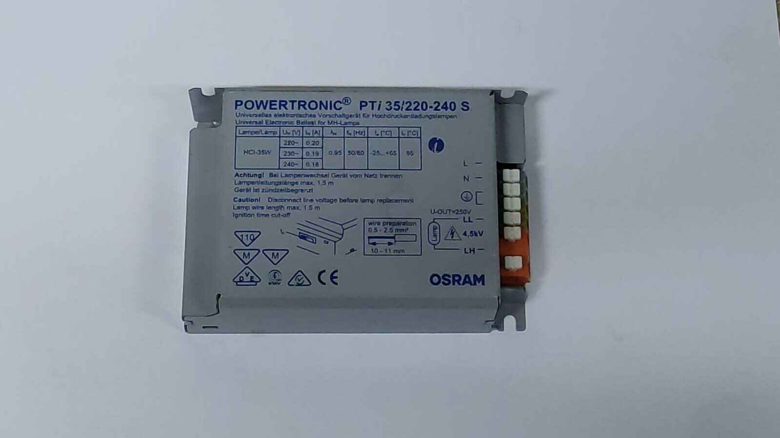 Osram ЭПРА Powertronic PTi 35/220-240 S 110X75X30 (не для ламп SYL)