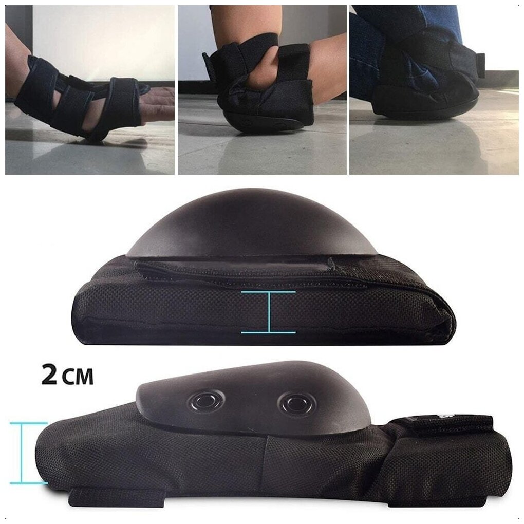 Универсальный набор защиты для колен, локтей, запястей. Размер M (40-65 кг)