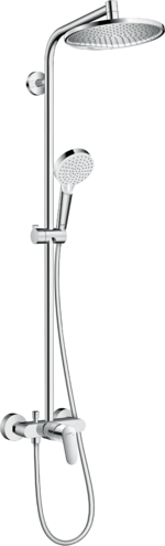 Душевая система hansgrohe Crometta S 240 1jet со смесителем для душа 27269000, хром