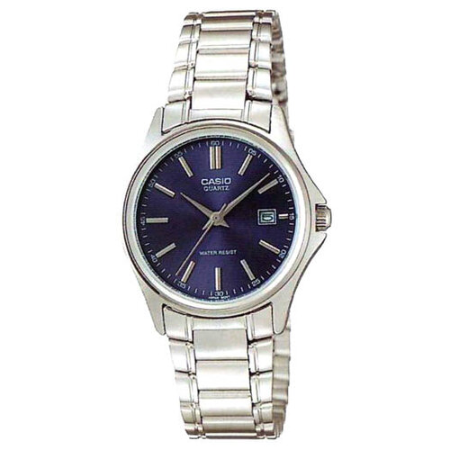 Наручные часы CASIO Analog LTP-1183A-2A, серебряный, синий