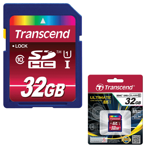 Карта памяти 32GB Transcend TS32GSDHC10U1 SDHC Class 10 UHS-I
