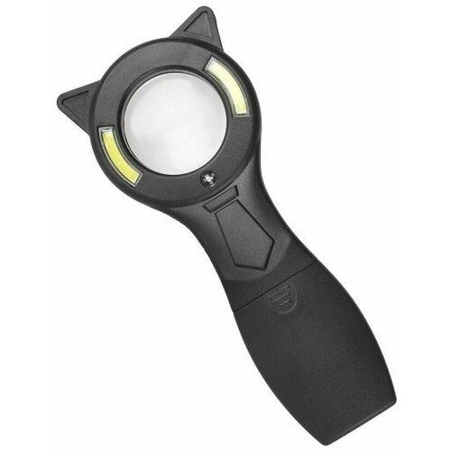 Лупа 5x кратная с подсветкой на батарейках