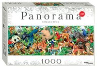 Пазл Step puzzle Panorama Мир животных (79402) , элементов: 1000 шт.