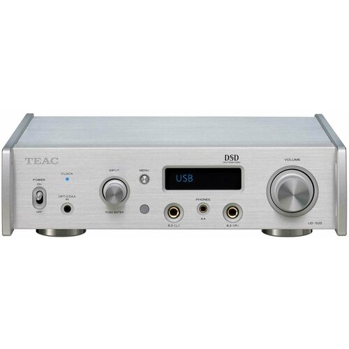 teac nt 505 x silver ЦАП с усилителем для наушников TEAC UD-505-X Silver