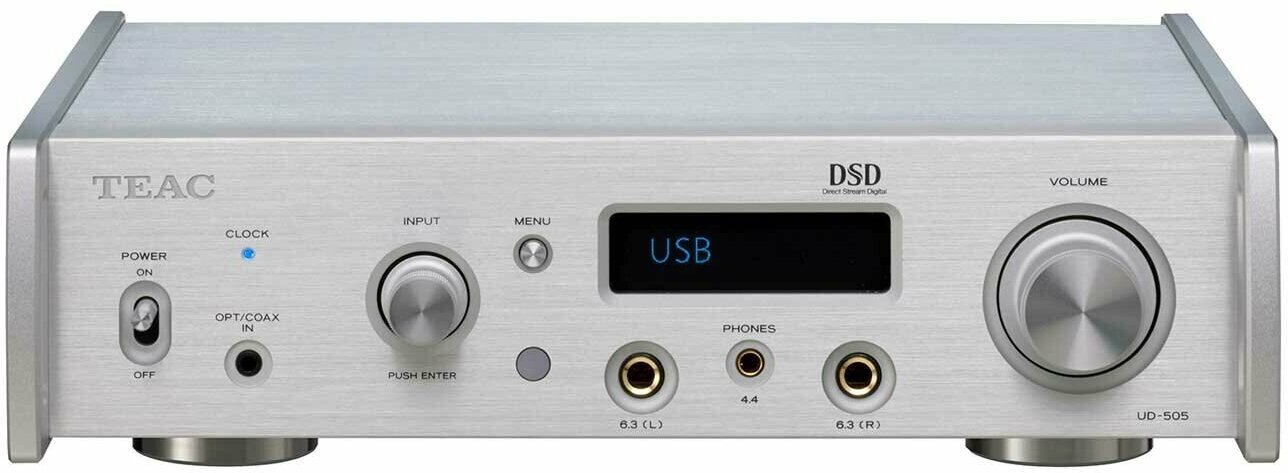 ЦАП с усилителем для наушников TEAC UD-505-X Silver