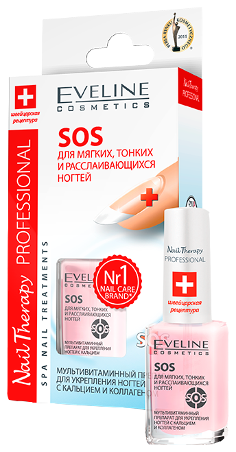 Жидкость Eveline Cosmetics Nail Therapy Professional SOS
