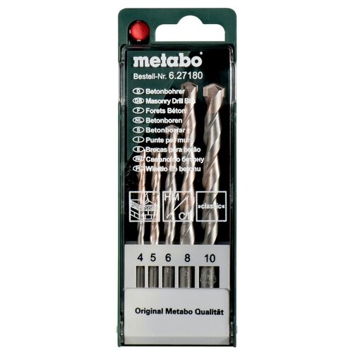 фото Набор сверл metabo classic