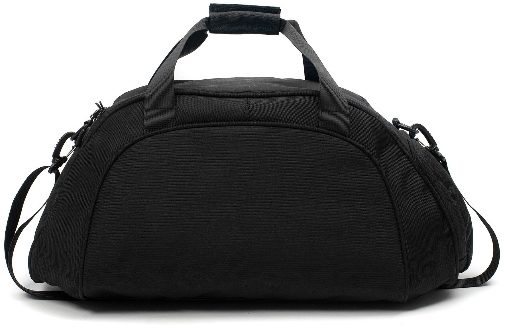 Женская мужская спортивная сумка для фитнеса, дорожная, для путешествий, черная - фотография № 4