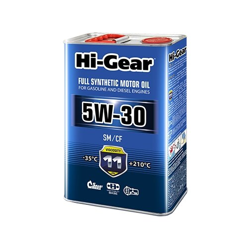 фото Моторное масло Hi-Gear 5W-30 SM/CF 4 л