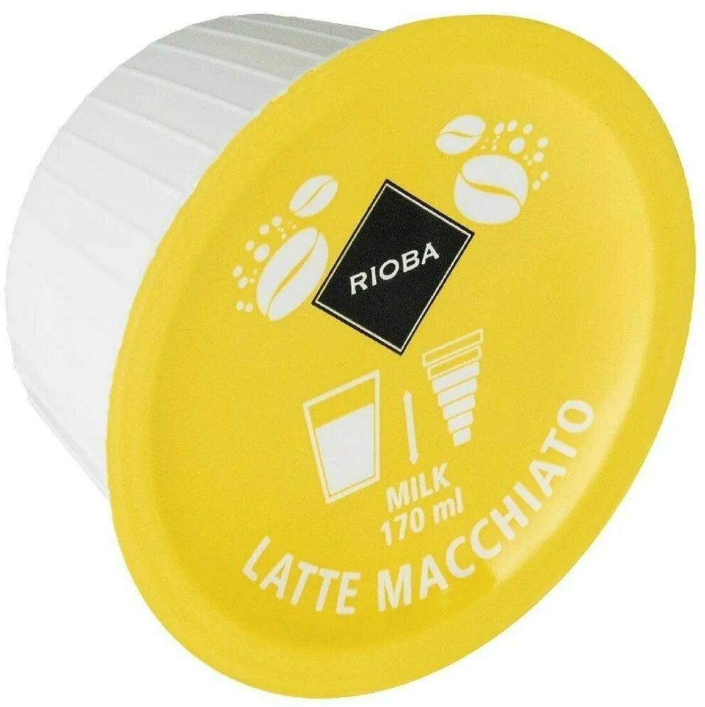 Набор кофе в капсулах Rioba Cappuccino, Latte Macchiato, Americano Dolce Gusto, 4 упаковки - 64 капсул - фотография № 9