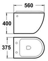 Унитаз MELANA MLN-803