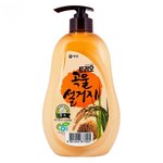 Trio Средство для мытья посуды Рисовые отруби 0.75 л с дозатором