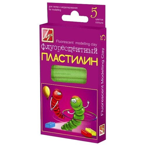 фото Пластилин Луч флуоресцентный 5